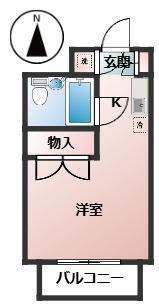 メゾンフローラルの間取り