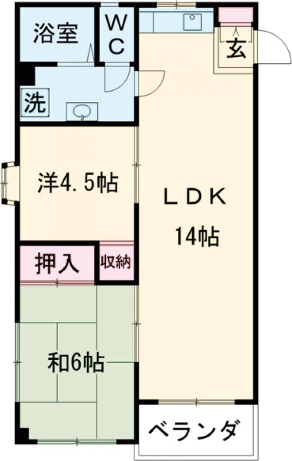 ハイムエスポワールの間取り