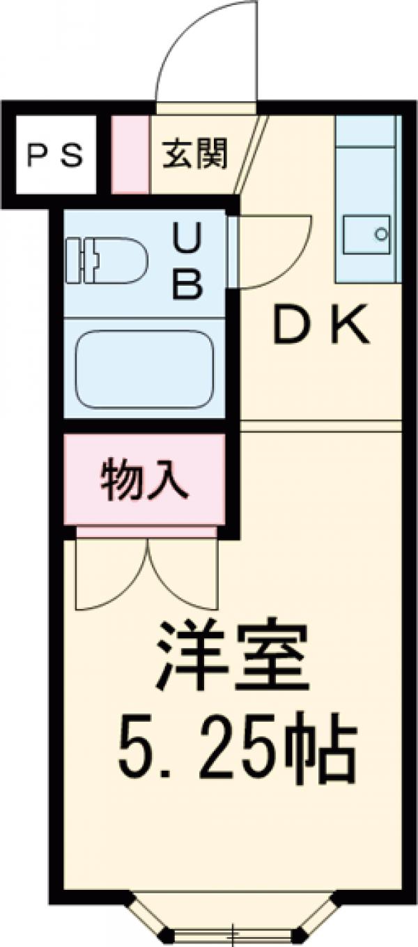 ヘリオス378谷保の間取り