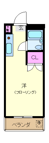 ウィステリア国立の間取り