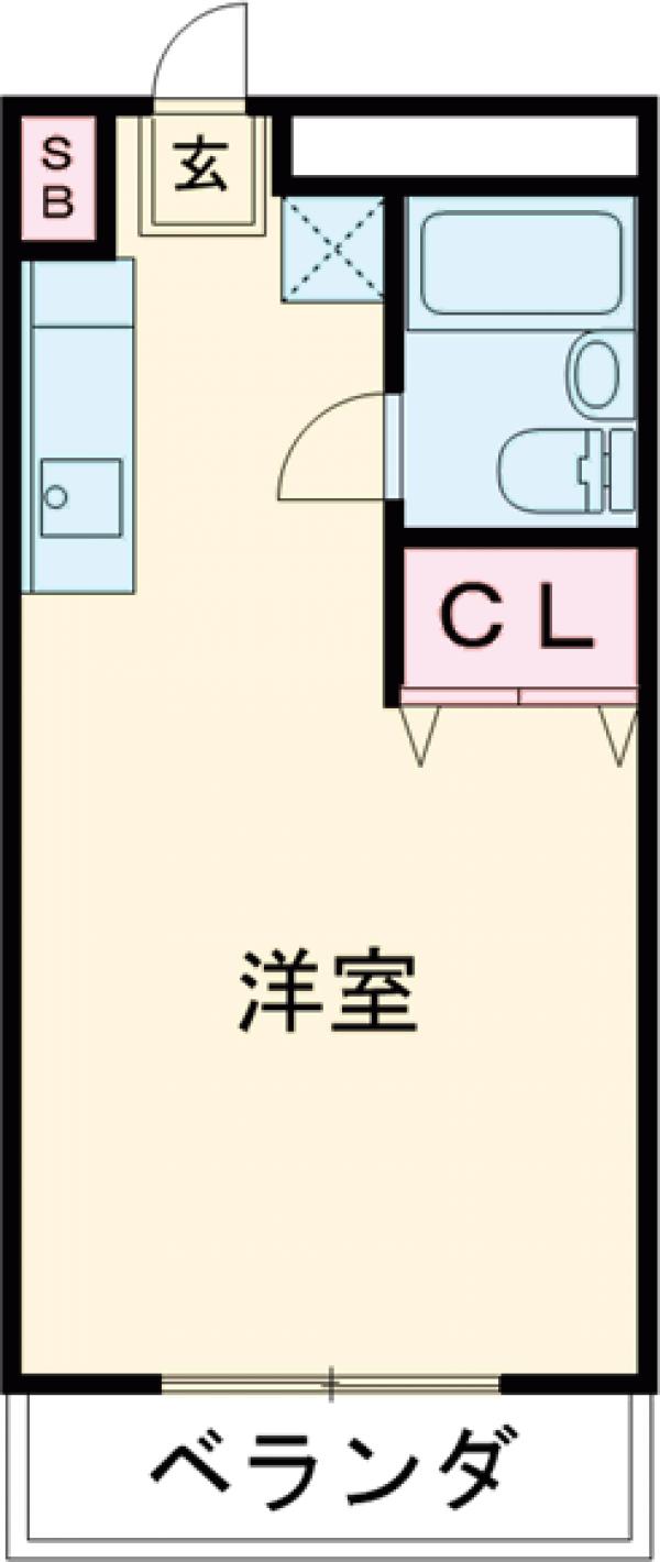 ウィステリア国立の間取り