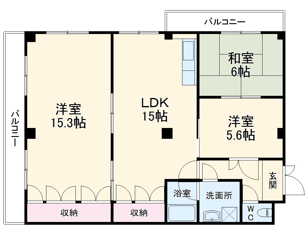 ルシェール西院の間取り
