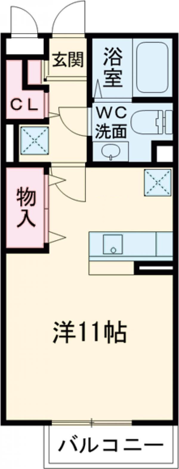 新井の完工年月(2006年6月)築の賃貸アパートの間取り