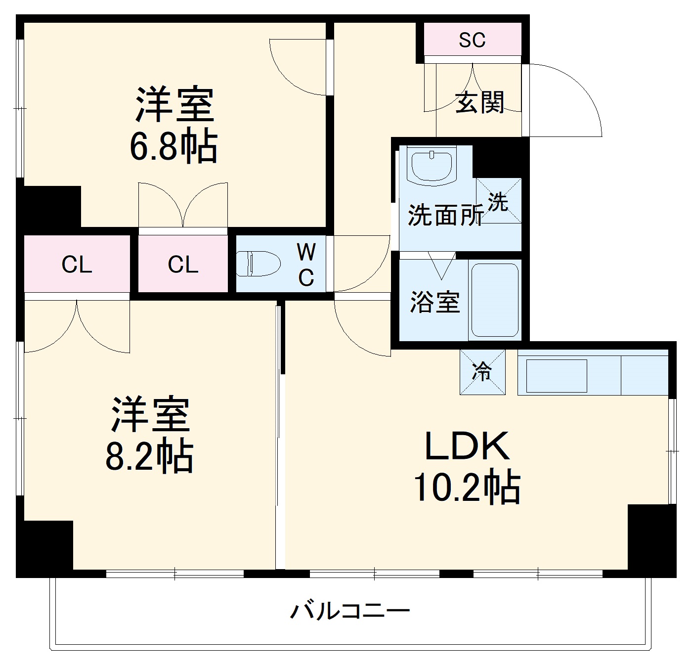 サンウェルの間取り