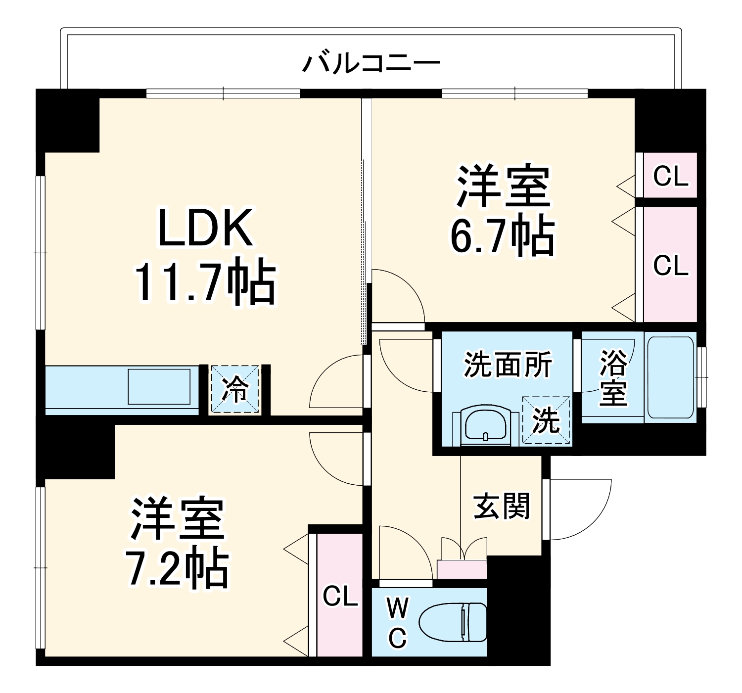 サンウェルの間取り