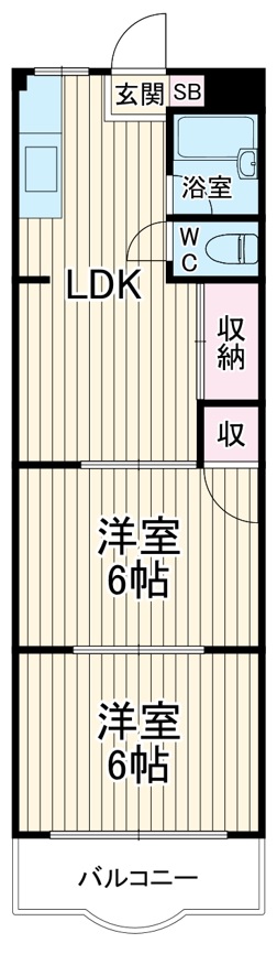 グランドマンション5の間取り