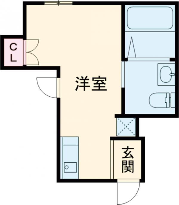 ＦＡＩＲ亀戸クレスト・101号室の間取り