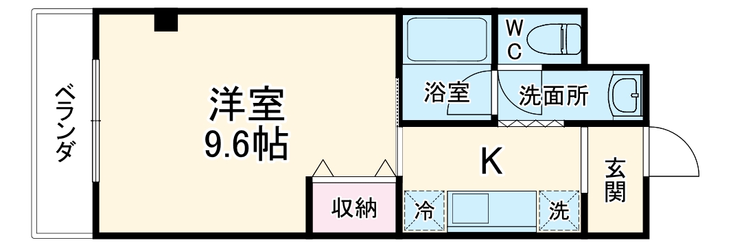 オフージュ西小路の間取り