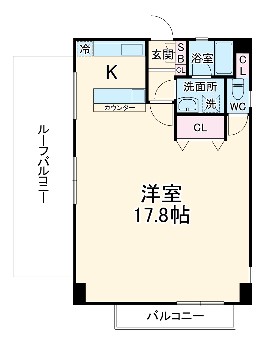 オアシス相模原ビルの間取り