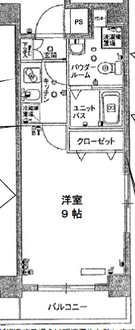 横川の完工年月(2006年7月)築の賃貸マンションの間取り