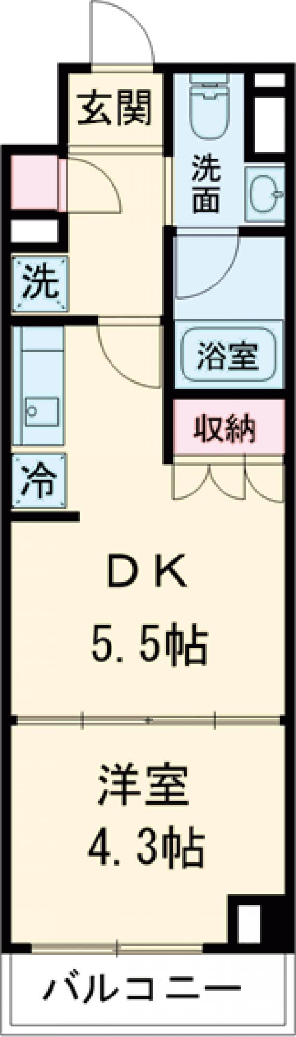 オーキッドレジデンス住吉の間取り