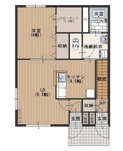 コンフォート・ヒルズBの間取り