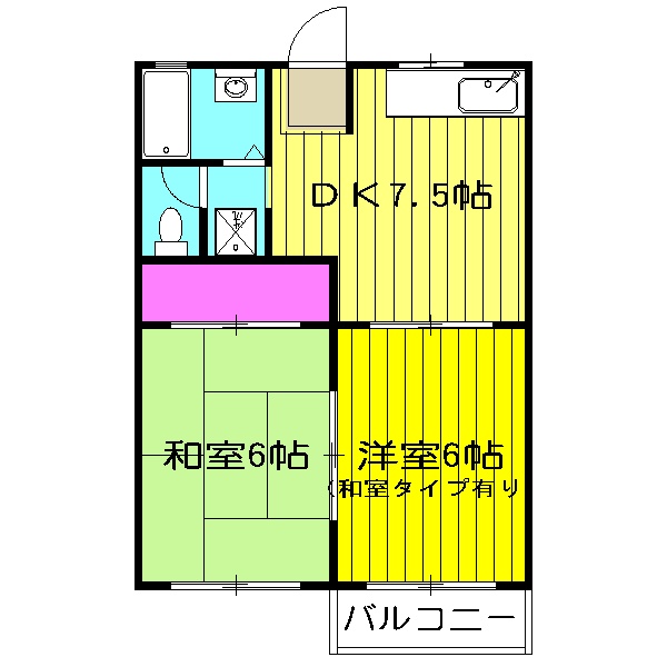 コーポカンナの間取り