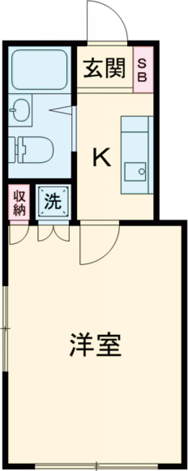 サンハイツ西調布の間取り