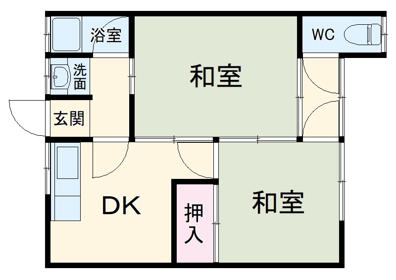 若宮荘の間取り