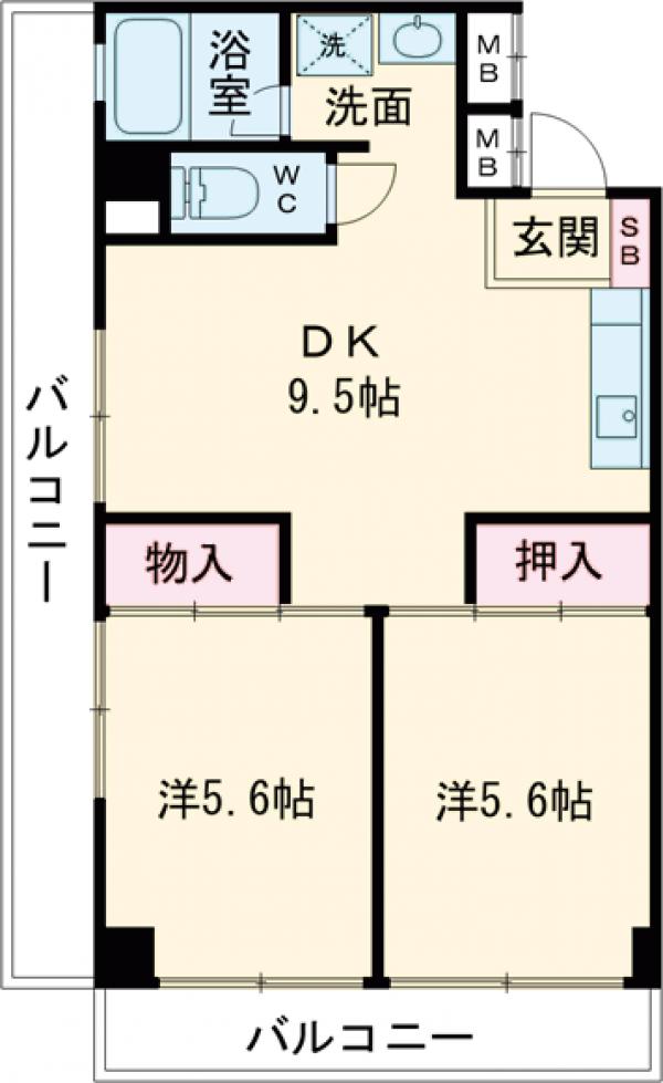 2/3 間取