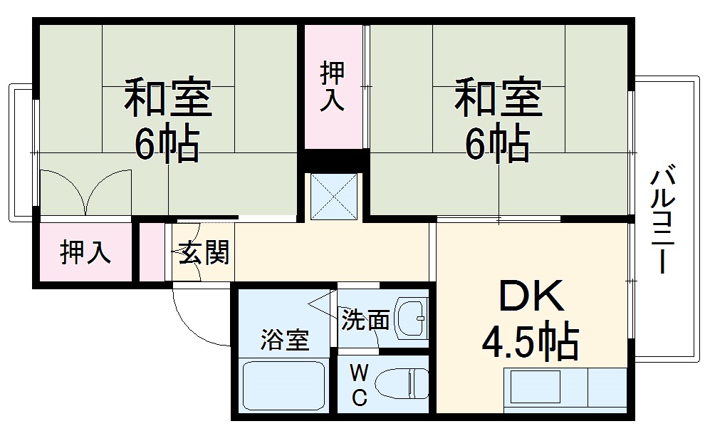 レーヴ・ボワの間取り