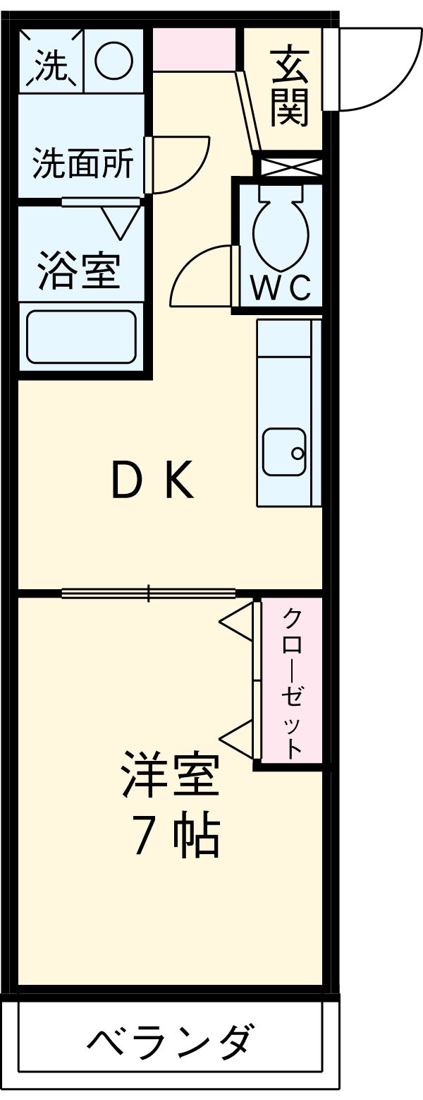 きらら草薙の間取り