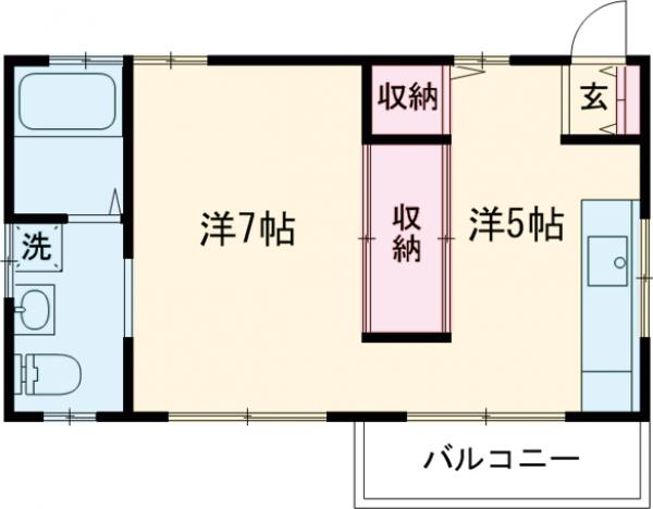 KMコートⅢの間取り