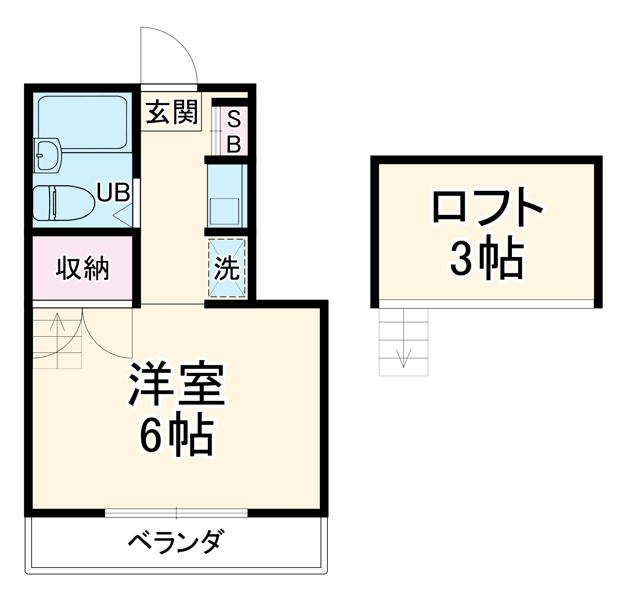 ワザーリングハイツの間取り