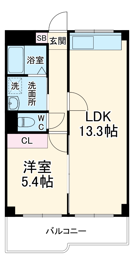 ベルプリューム高津の間取り