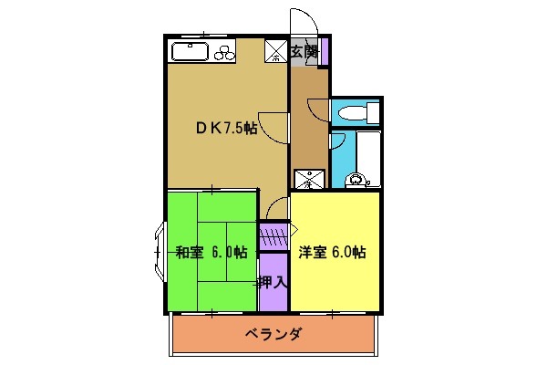 ドエルファンタジアの間取り