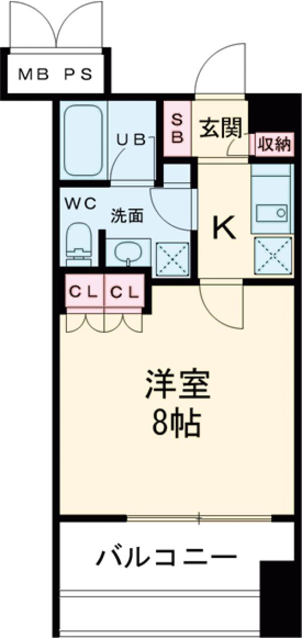 サンフル押上Ⅰの間取り