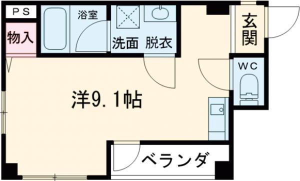 メゾンユタカの間取り