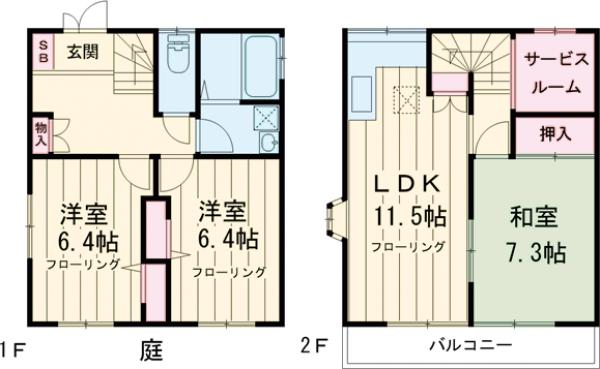 シャローム国立の間取り