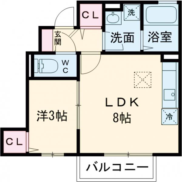 カルチェラタンの間取り