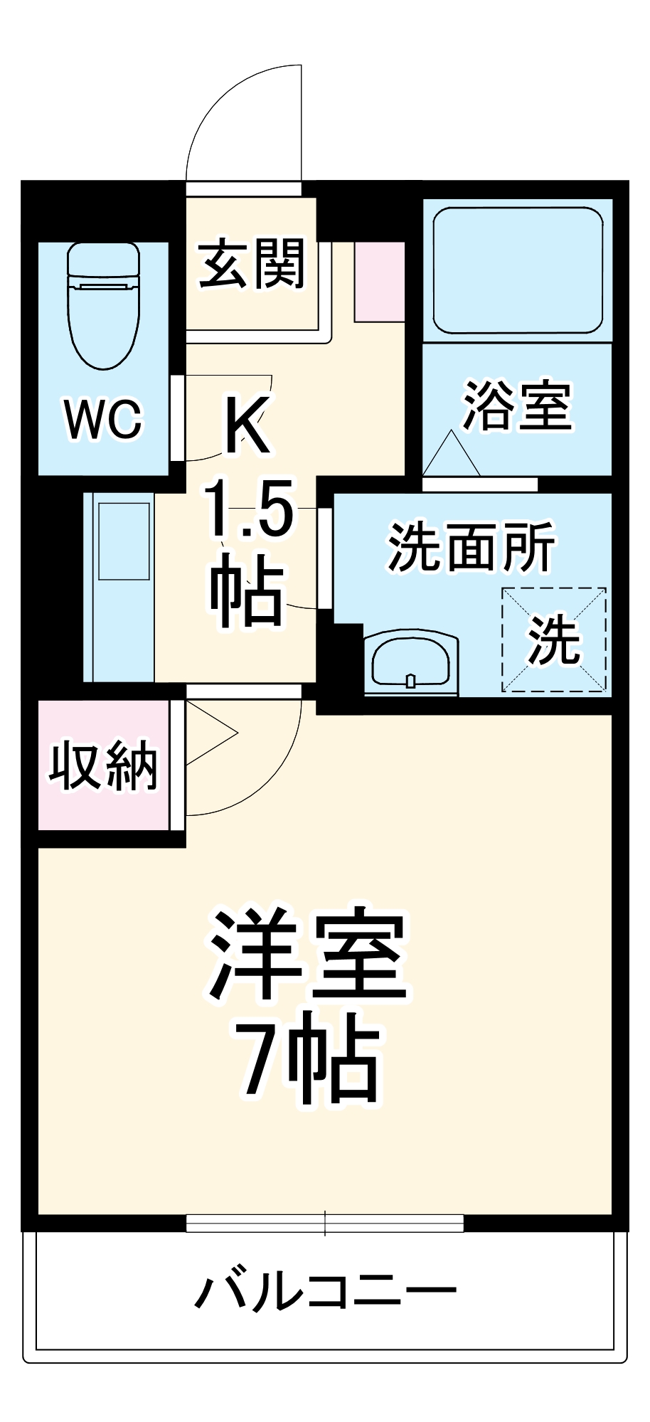 ロングフォレストAの間取り
