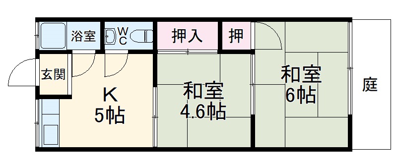 登龍閣の間取り