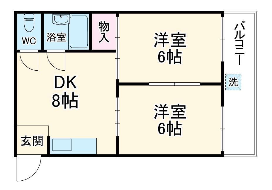 アーバンヒル太秦の間取り