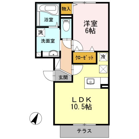 ウェルデンス東林間の間取り