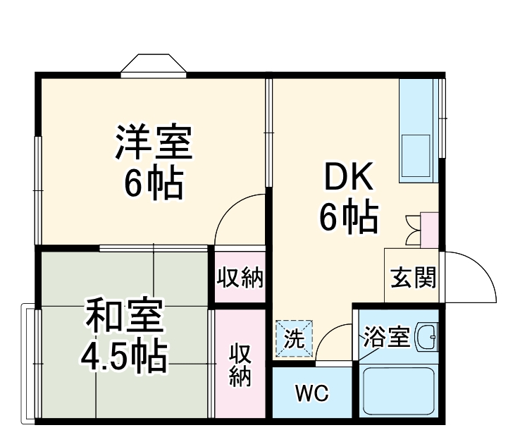 サンホワイトの間取り