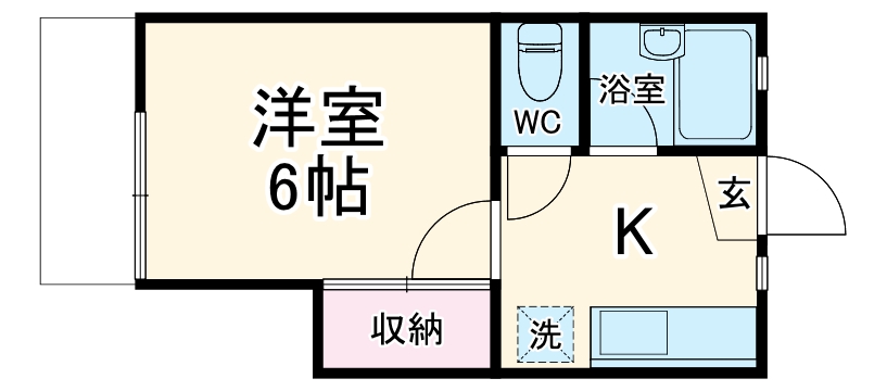 スカイヒル豊町の間取り