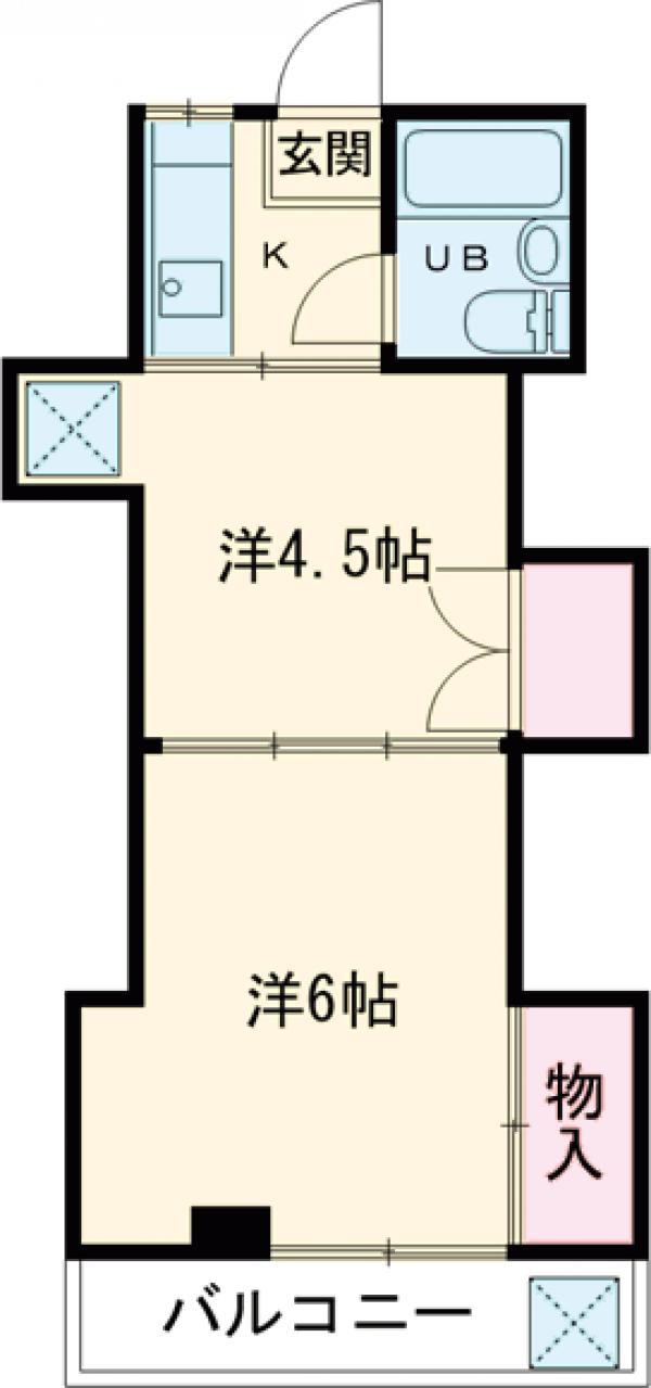 共和マンションの間取り