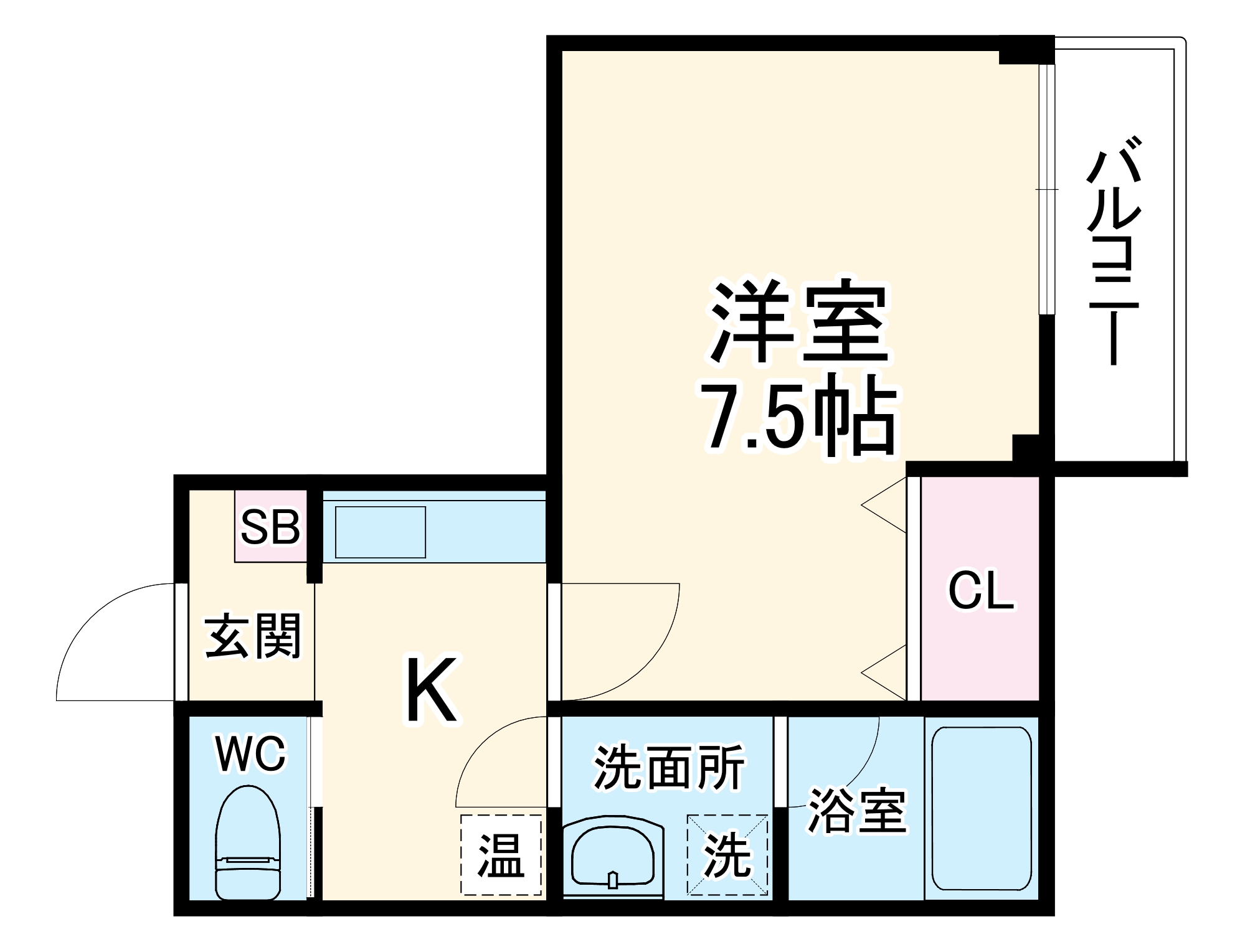 エバーグリーンⅢの間取り