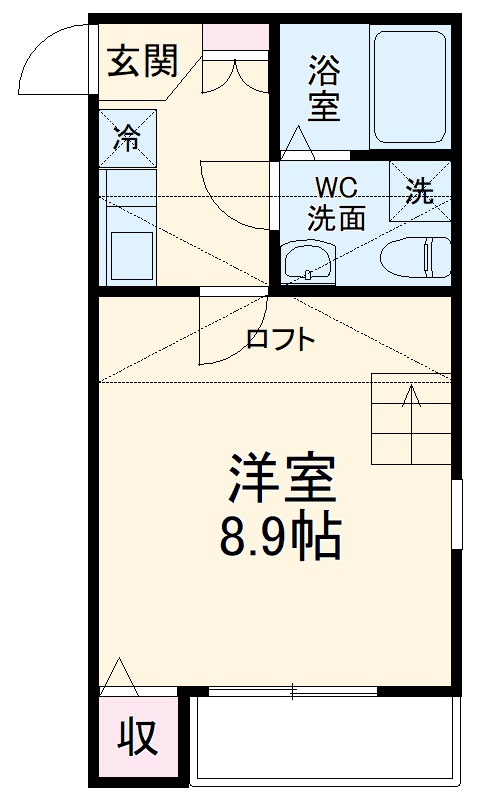 アメリカンリバティーROIの間取り