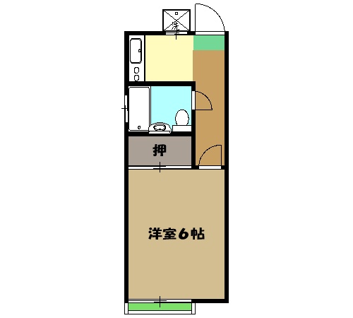 双葉ハイツの間取り