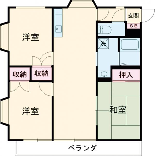 メゾンさつきのの間取り