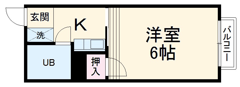 ユニメント大嶋の間取り