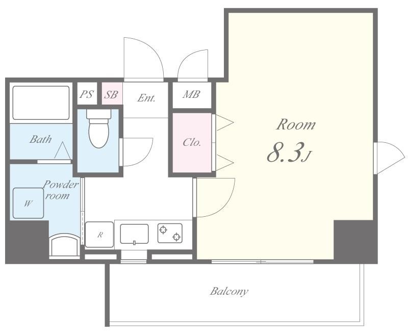 メルヴェーユの間取り