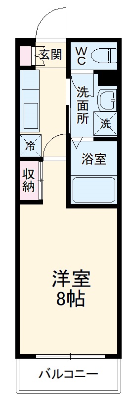 アプリコーゼ相模が丘の間取り