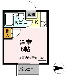 調布ハイムピアの間取り