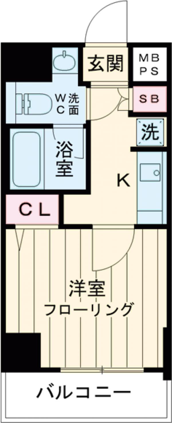 向島の完工年月(2007年4月)築の賃貸マンションの間取り