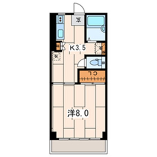 デュオ・コーポの間取り