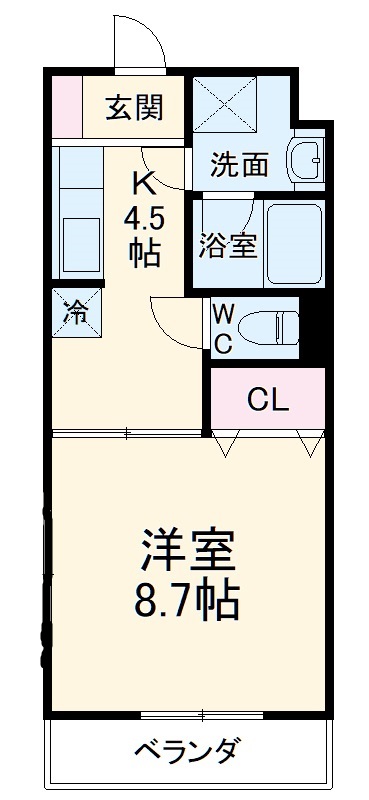 プリマピエースⅠの間取り
