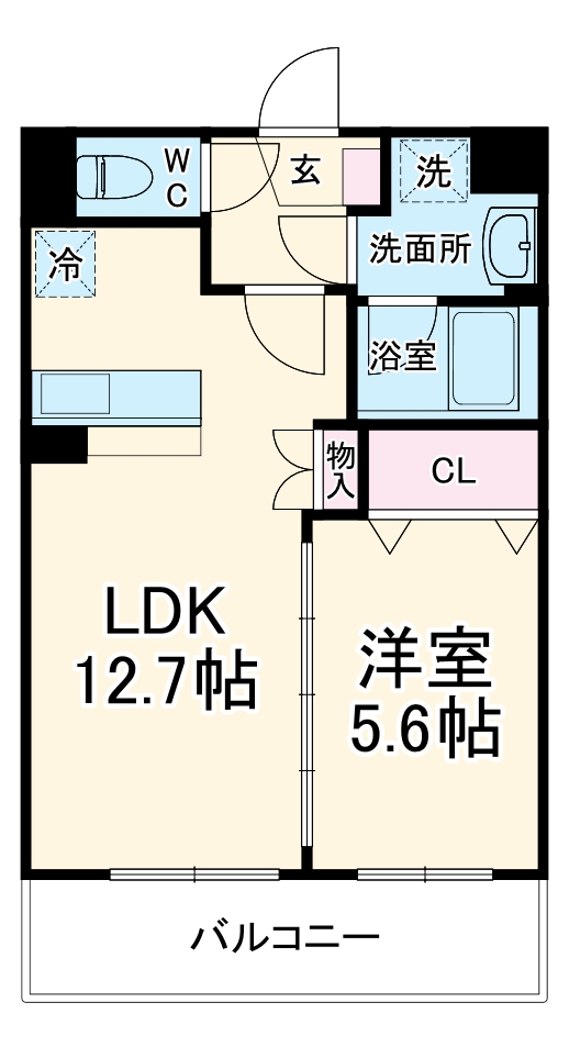 ローゼンフェルトの間取り