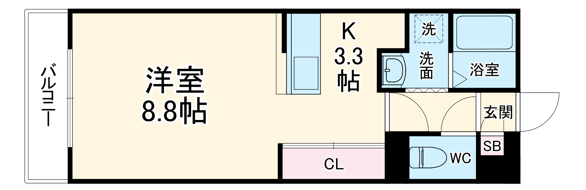 バンテージおりどの間取り